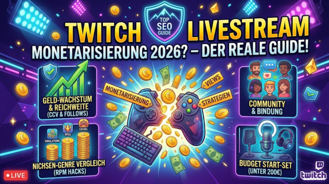 Kann man mit Twitch Gaming Livestreams noch Geld verdienen