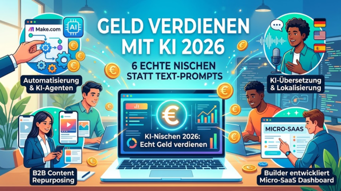 Mit KI Geld verdienen 2026