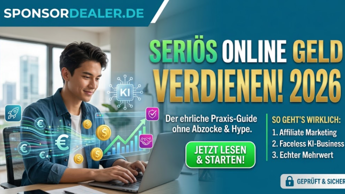 Seriös online Geld verdienen 2026